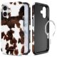 Tech-Protect Lamano MagSafe case for iPhone 17 - brown and white