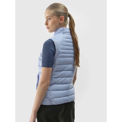 5. Women's quilted down vest with recycled filling 4F