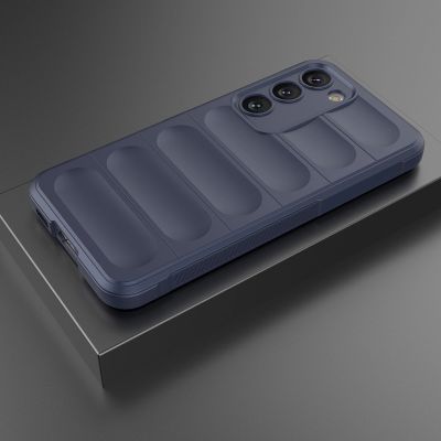 17. Magic Shield Case for Samsung Galaxy S23+ flexible armored cover blue