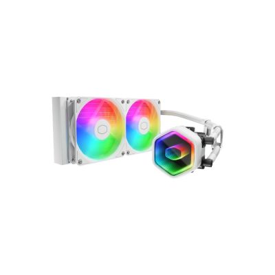 2. Cooler Master MasterLiquid 240 Core II White Processor Liquid Cooling Kit 12cm White