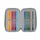 5. Real Madrid double filled pencil case with accessories 28 pcs 412554854