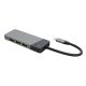 7. GREEN CELL HUB USB-C ADAPTER GC CONNECT 7IN1 (3XUSB 3.1, HDMI 4K 60HZ, USB-C PD 85W, MICROSD/SD)