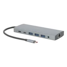 Mobilis 020028 Wired Docking Station USB 3.2 Gen 1 (3.1 Gen 1) Type-C Gray