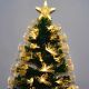9. DECORATIVE FIBER OPTIC CHRISTMAS TREE WARM WHITE 120CM