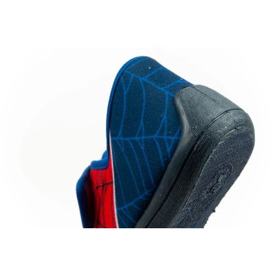 7. Leomil children's shoes Spiderman slippers with Velcro for kindergarten