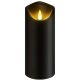 2. DECORATIVE CANDLE 70x130MM LED WAX BLACK