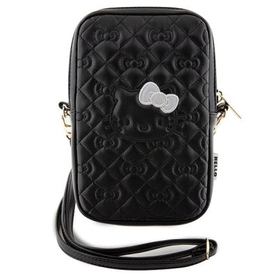 2. Hello Kitty Quilted Bows Strap bag - black