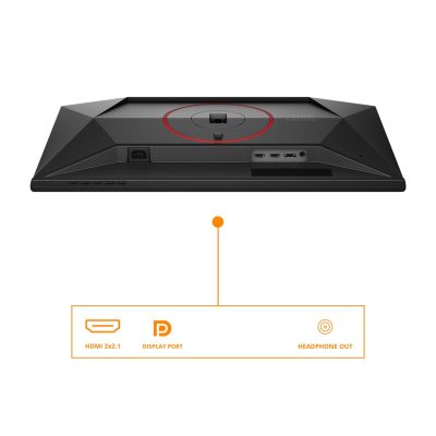 4. AOC Q25G4SR Monitor, 24.5 inches, IPS, QHD connector, 16:9, 300 Hz, 1 ms, 2560 x 1440 pixels, 400 cd/m2, HDMI ports: 2, Black