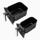 15. ELDOM FAT-FREE FRYER FR200 9 L, 2200W, TWO INDEPENDENT DRAWERS, 8 PROGRAMS, LED DISPLAY, TEMP. 80°C–200°C