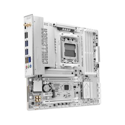 3. ASRock B850M Challenger WiFi White AM5 mATX HDMI/DP DDR5
