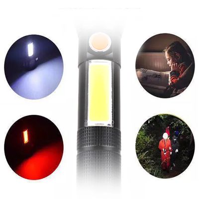 6. Wozinsky WLR-31 5W 500lm CREE 3-in-1 Multifunction Flashlight with Glass Breaker and Seat Belt Cutter - Black