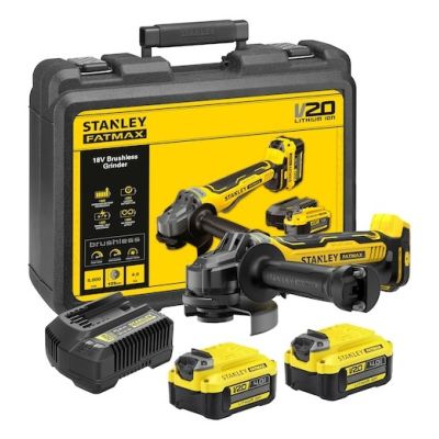 6. Cordless Angle Grinder 125mm 2x4.0Ah SFMCG700M2K STANLEY
