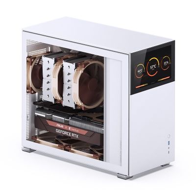 Jonsbo D41 screen computer case, white