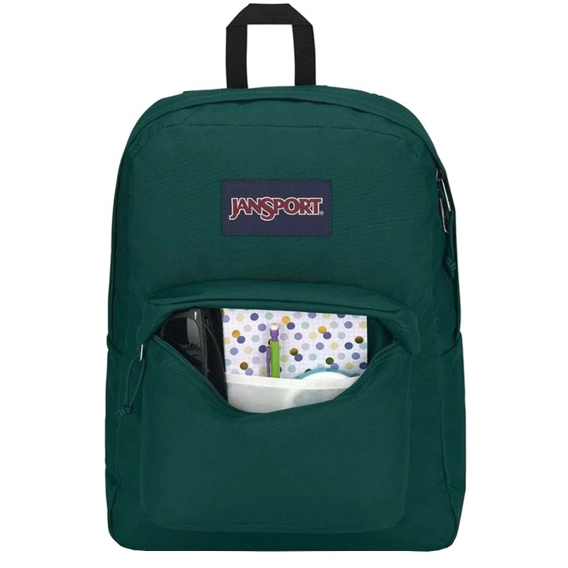 2. JanSport Superbreak Backpack EK0A5BAG5J4 Green One size