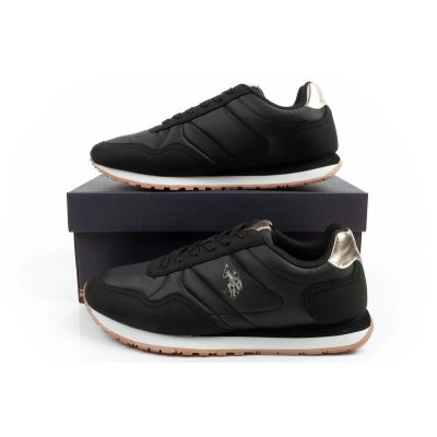 10. US Polo Assn sports shoes sneakers women's fashionable comfortable black