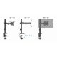 24. GEMBIRD ADJUSTABLE DESK MONITOR ARM/HOLDER 17-32, VESA 100X100MM, UP TO 9 KG