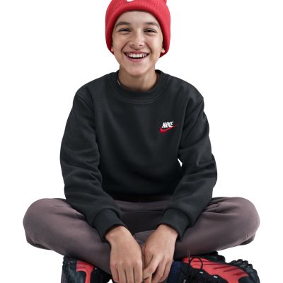 10. Nike Sportswear Club Fleece Kids' Sweatshirt Black FD3006 012