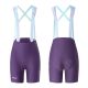 2. Rockbros YDDK017-1 TVI Women's Cycling Shorts with Bib and Pad Size S - Purple