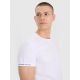 5. Men's regular plain T-shirt 4F 4FRSS25TTSHM3041-10S