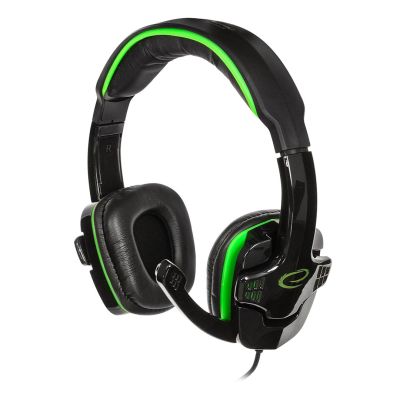 2. Esperanza EGH310G headphones (black, green)