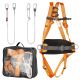 17. Belay kit with hip belt and shock absorber