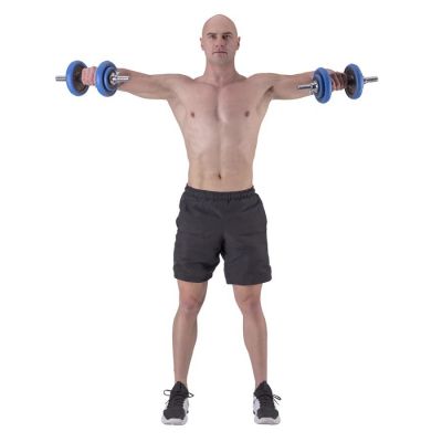 13. HMS SGG30 BAR 2-in-1 weight set (barbell and dumbbells) 30 kg