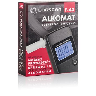 8. BACSCAN F-40 breathalyzer (electrochemical)