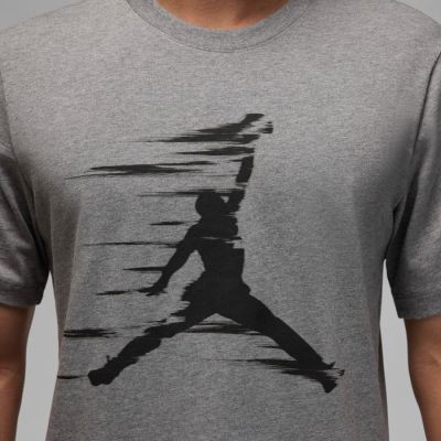 2. Men's Air Jordan MVP Jumpman Crew T-shirt Gray - FZ1919-091