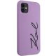 4. Karl Lagerfeld KLHCN61SKSVGU iPhone 11 / Xr 6.1" purple/purple hardcase Silicone Signature