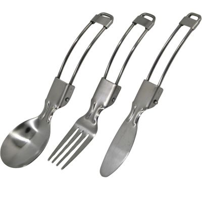 3. TINKER 3-in-1 Folding Travel Cutlery Set with STAMINA Case