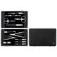 2. ZWILLING TWINOX Manicure Set – Black Leather Case, 12 Pieces