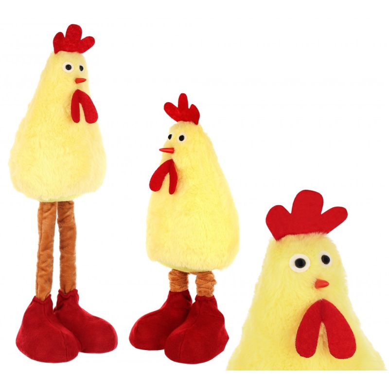 10. HEN ON TELESCOPES 40-48CM SPRING DECORATION