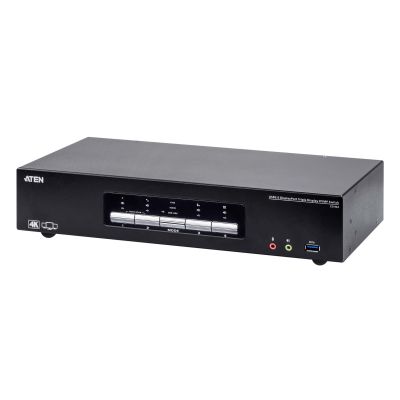 ATEN KVM Switch 4P USB3.0 4K DP Triple View KVMP S