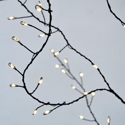 3. Decorative Tree, 100 LEDs, 90 cm, Black
