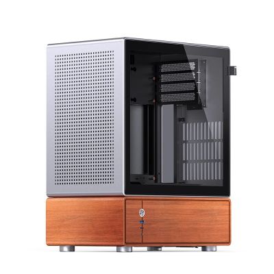 6. Jonsbo T7 PC Case, Midi-Tower, mATX, Tempered Glass - Silver