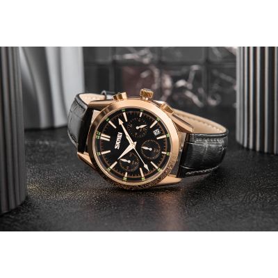 6. Skmei 9127BK Men's Watch + BOX