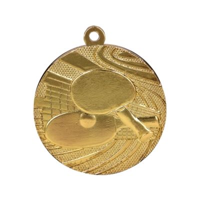 6. Gold medal - table tennis - steel medal