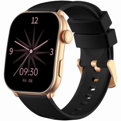 3. GRAVITY GT28-5 Women's Smartwatch Strap + Bracelet Rose Gold Black