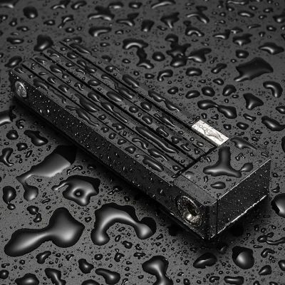 15. Rockbros 32140003001 foldable bicycle lock with key and handle, 88cm - black