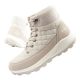 Lee Cooper women's winter hiking sports shoes, insulated, cream, eco-leather