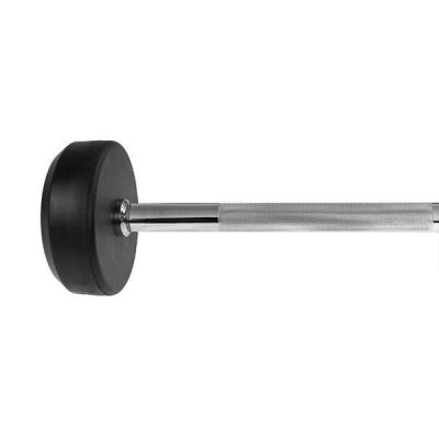 2. Rubber-coated fixed barbell/bar 35 kg HMS GSG35