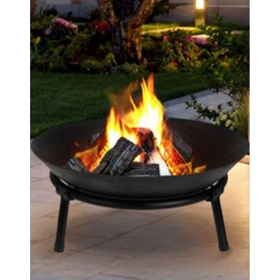 7. GARDEN FIRE PIT 56CM 4 LEGS