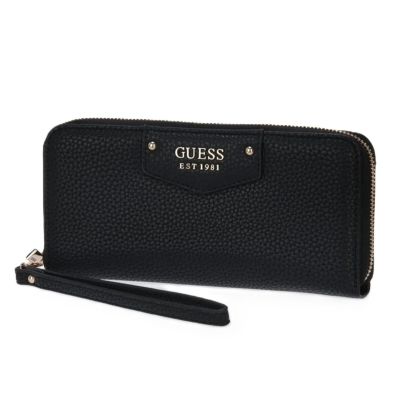 GUESS WOMEN'S WALLET BLACK BRENTON