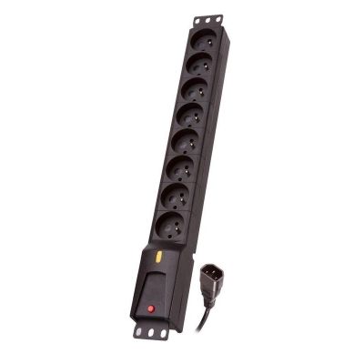Lestar LZRM 810 BW GA K.:CZ 3M IEC320 power strip (8 x UTE; 10 A; 1.5 m; black)