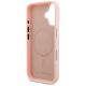 7. Karl Lagerfeld Initial & Metal Logo MagSafe iPhone 16 Case - Pink