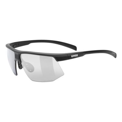 Uvex aerios V Multisport Glasses For Boys and Girls Semi-Rimless Black