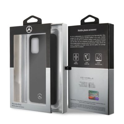 7. Mercedes Silicone Line Case for Samsung Galaxy S20+ - Black