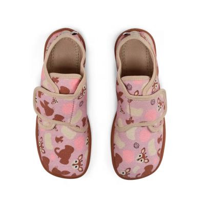 3. Affenzahn Barefoot Slippers Cotton Movy Deer (01398-40141)