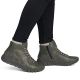6. Women's ankle boots, green, insulated, Rieker 57501-54