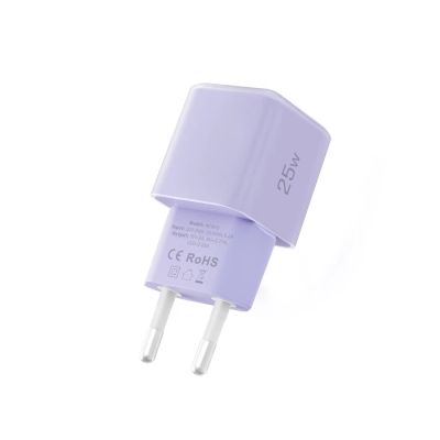 4. Tech-Protect NCM25 USB-C PD 25W Wall Charger - Purple